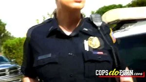 female cop gets fucked