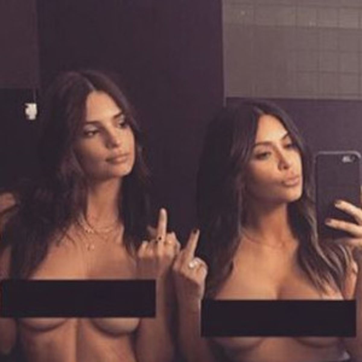 Kim K Nude Selfie Uncensored mya nicole