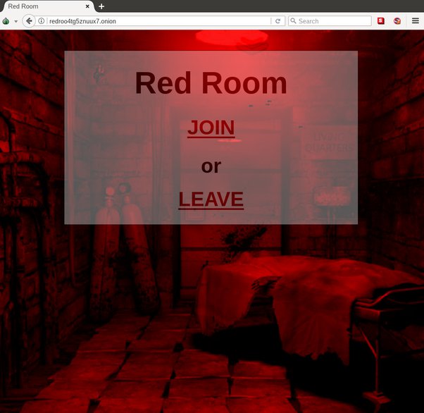 Red Room Deep Web Video hardt novelle