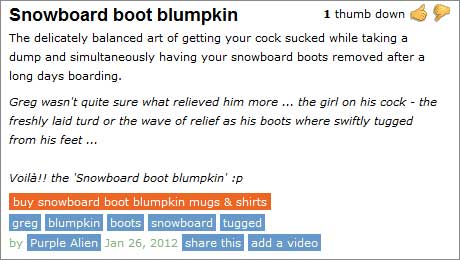 andrea bare recommends what is a blumpkin yahoo pic