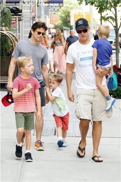 Best of Matt bomer family pics