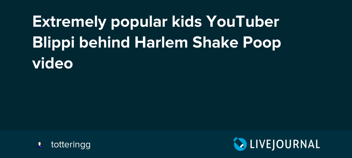 brendan beatty recommends harlem shake poop youtube pic