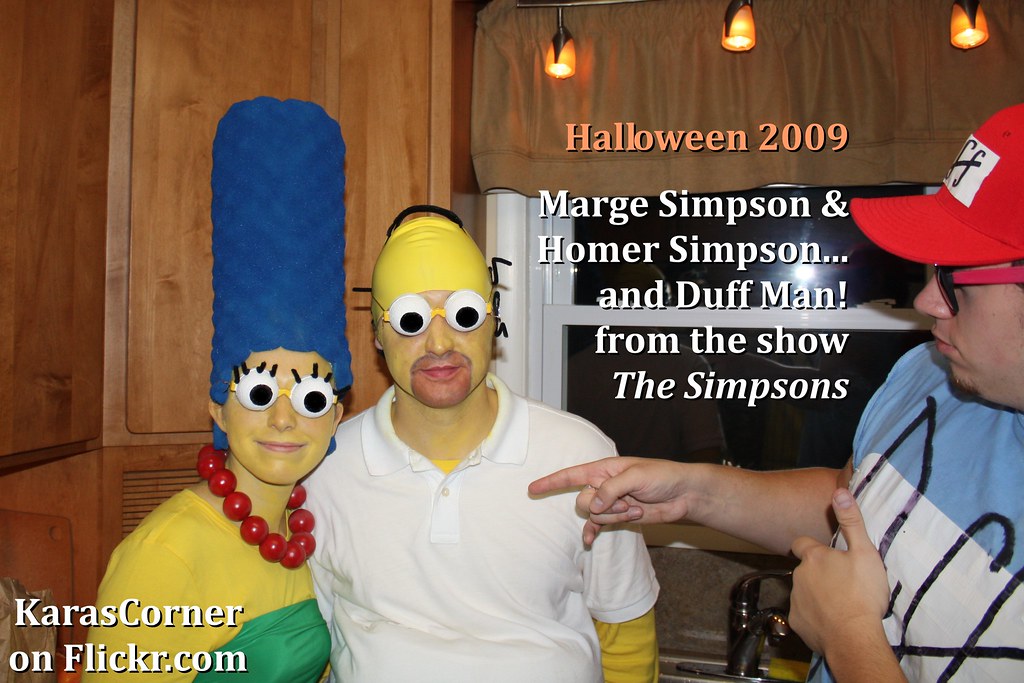 homer and marge halloween costumes