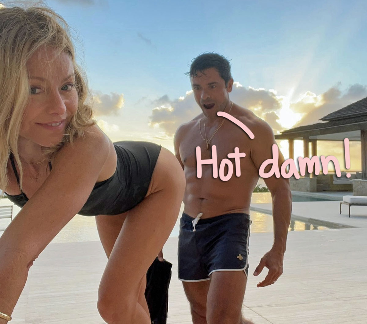 anthony dungog recommends kelly ripa bikini butt pic