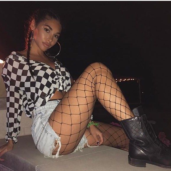 Best of Teens in fishnets