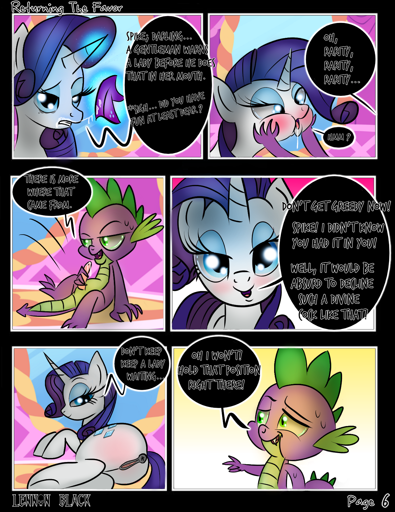 Best of Spike x rarity comic