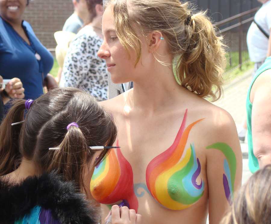 audry rose recommends teen nude body painting pic