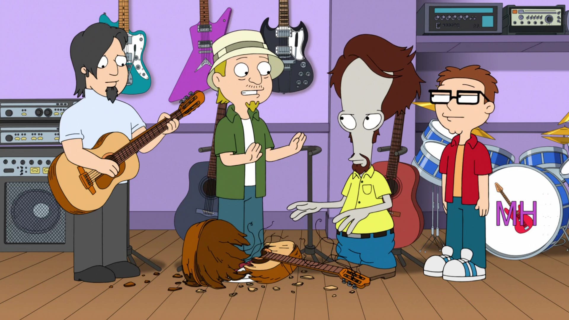 brian dameron recommends American Dad Roger Guitar