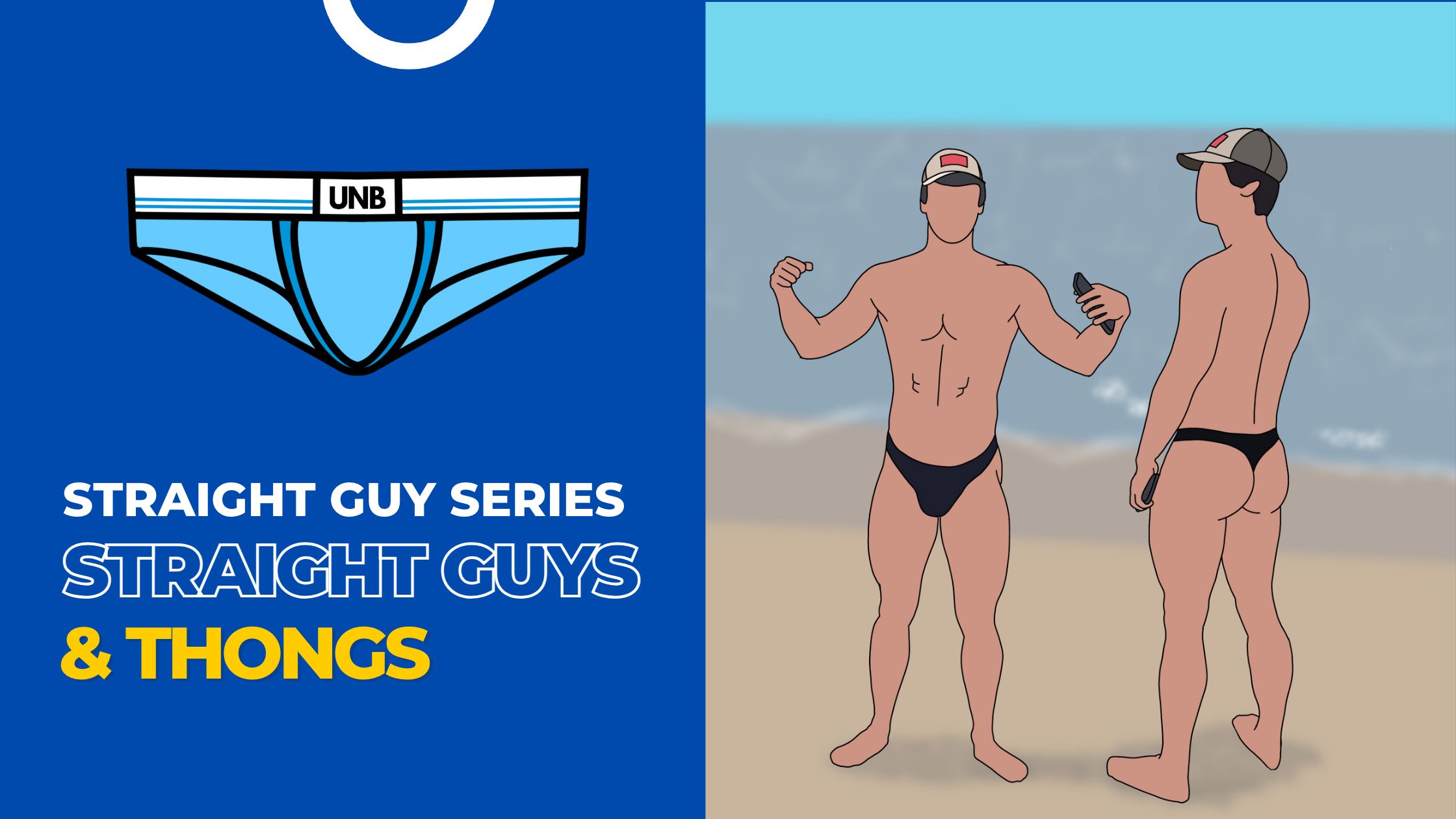 Best of Straight guys in thongs