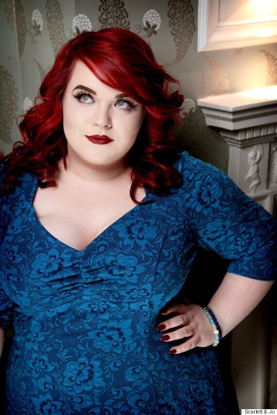 plus size red head