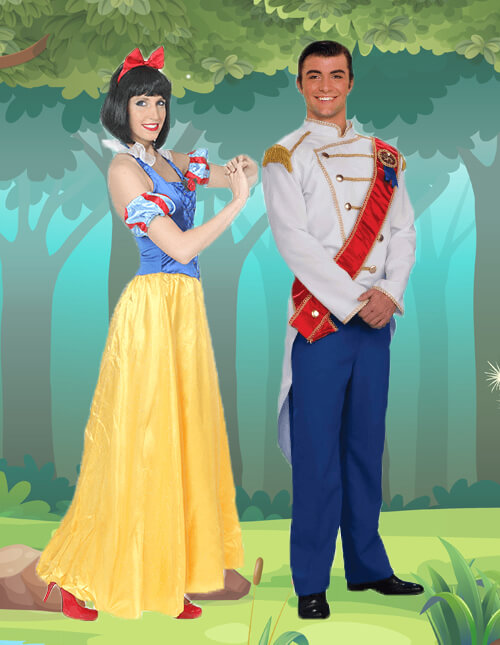 amelia aldridge share snow white and prince charming costume photos