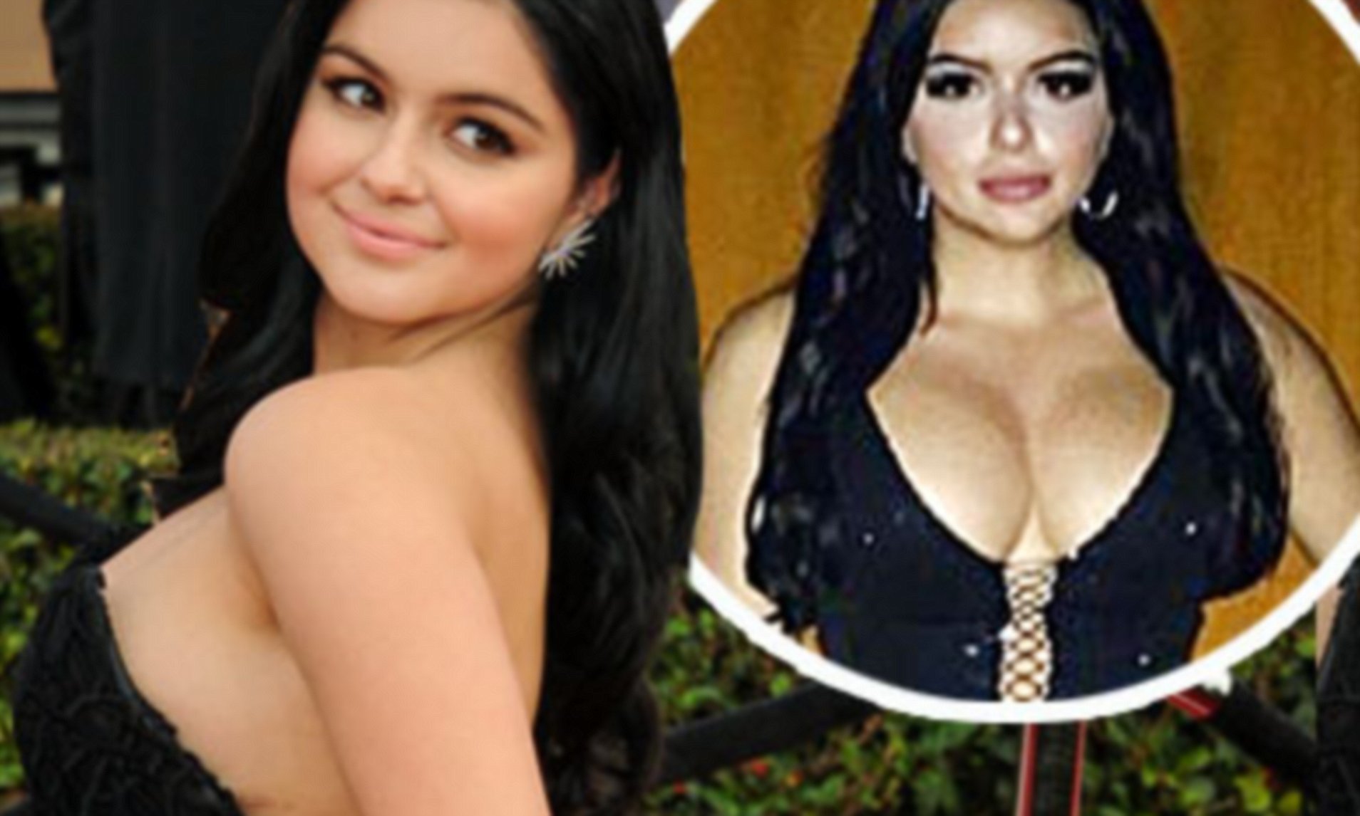 celine habchy recommends ariel winter fake boobs pic