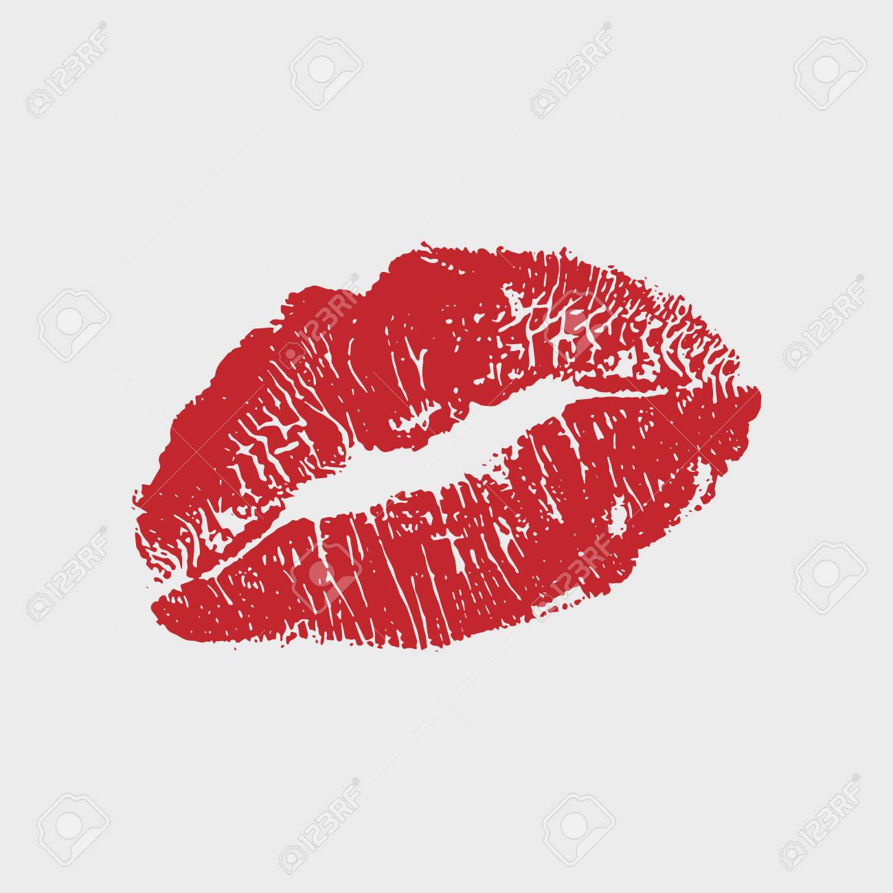 cesar del rosario add photo red lips kiss mark