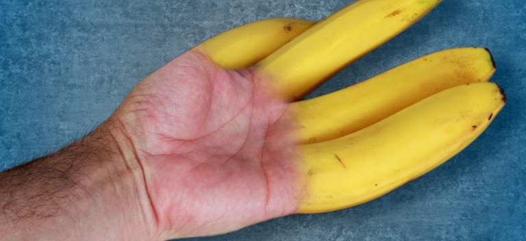 masturbate with banana peel