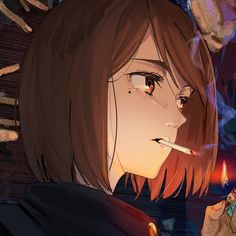 Best of Anime girl smoking