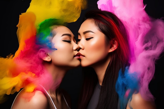 daniel cal share asian lesbian deep kissing photos