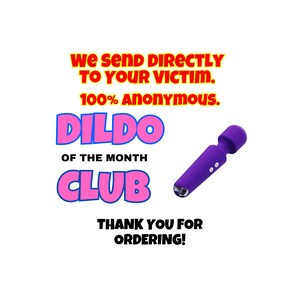 Dildo Of The Month Club tug dallas