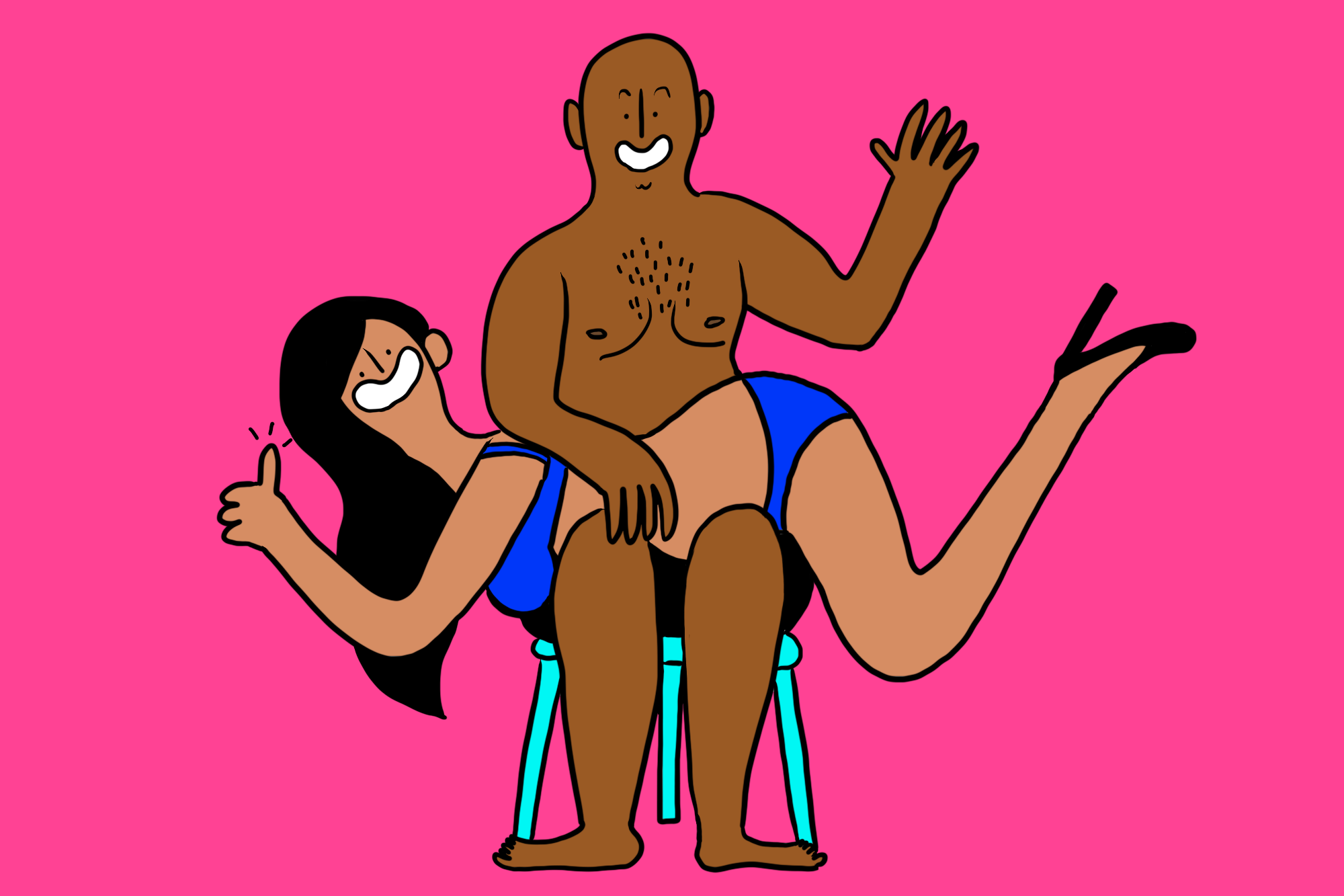 women spanking men clips