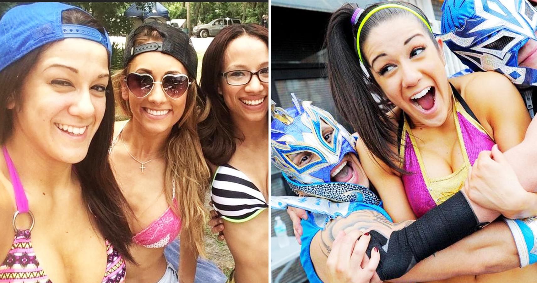 ashleigh snow recommends bayley in a bikini pic