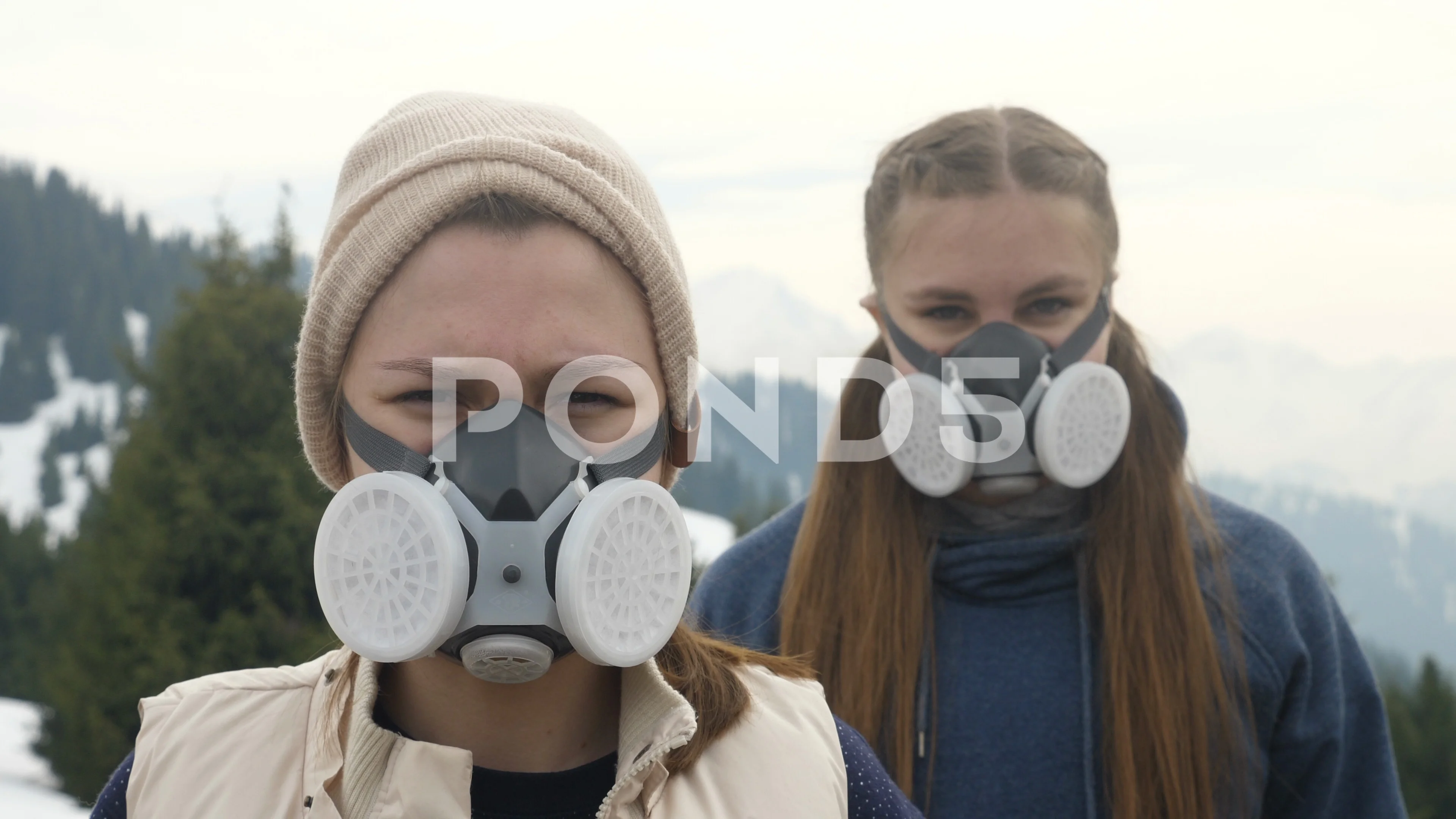 cecilia nunez share girls wearing gas masks photos