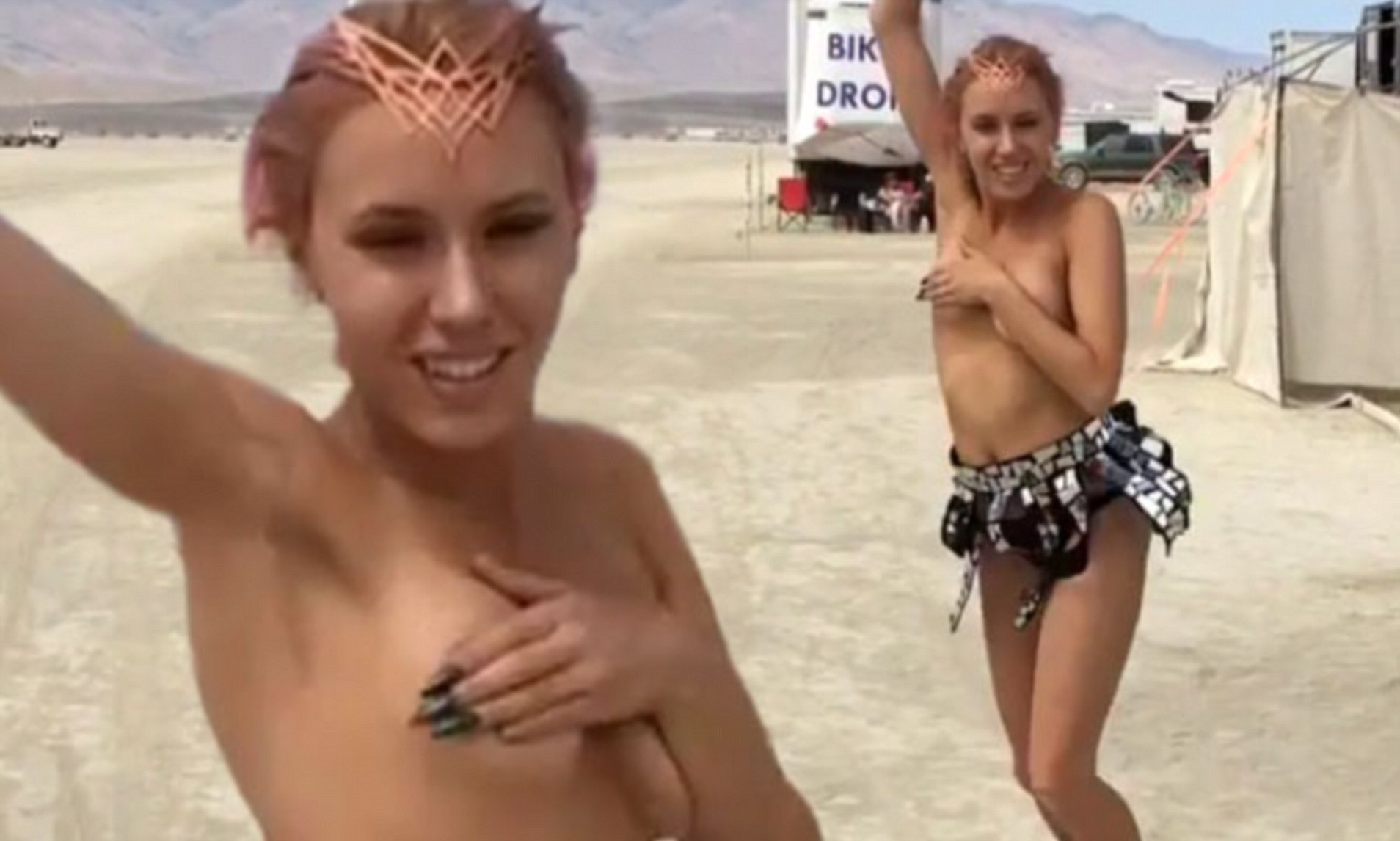 ben byvelds share burning man 2017 topless photos