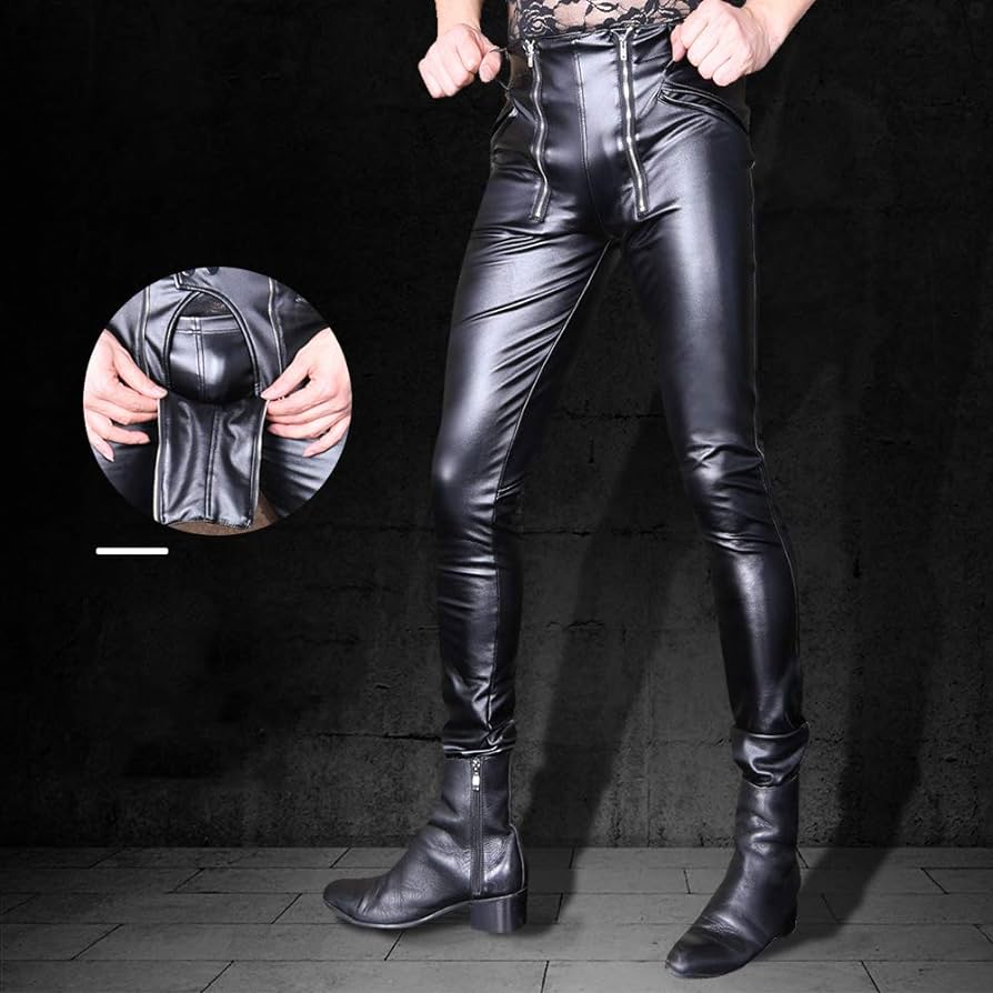 dexter dede recommends zipper crotch leather pants pic