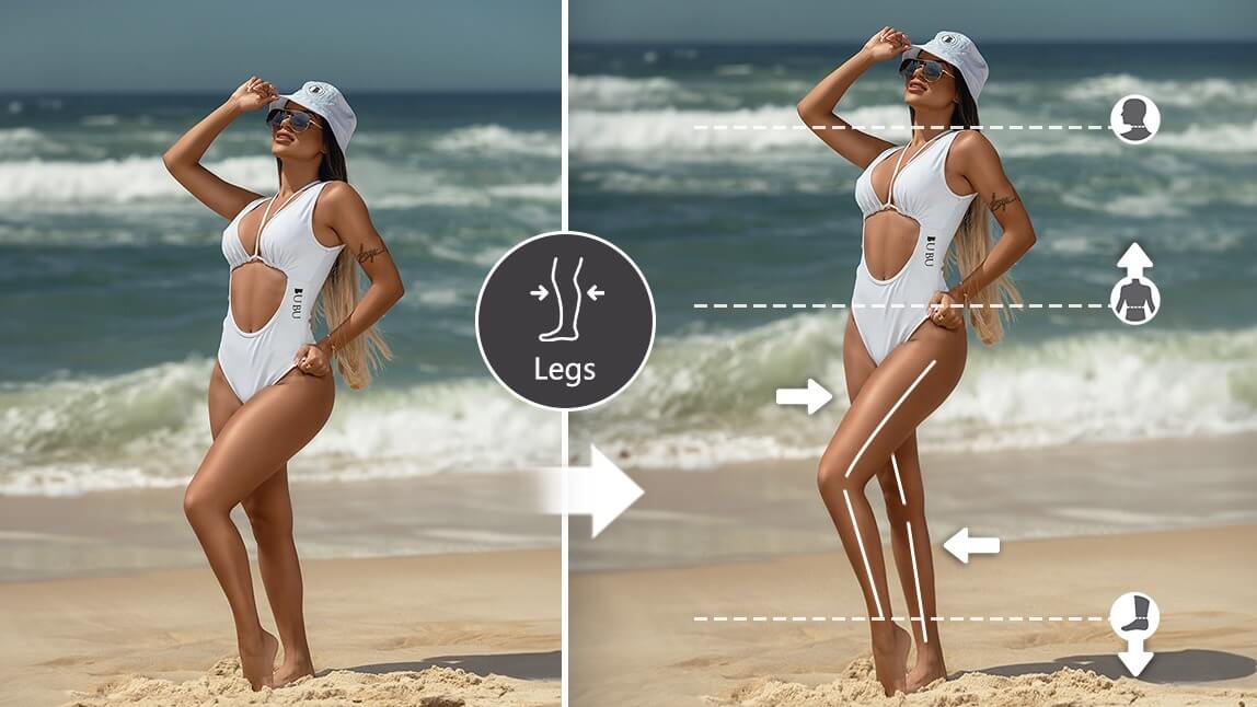 deedre williams share beach poses to look skinny photos