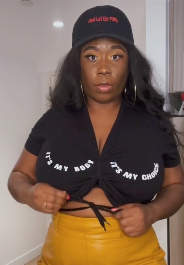 debbie cadman recommends big boobs tight shirt pic