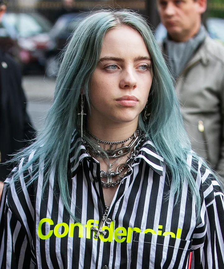 billie eilish topless