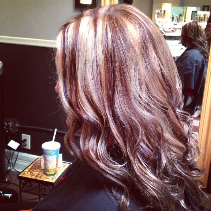dallas bailey recommends black cherry hair with blonde highlights pic