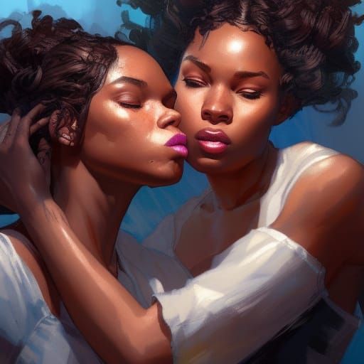 chantal tasse recommends Black Girls Deep Kissing