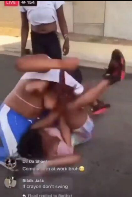 black girls fighting naked