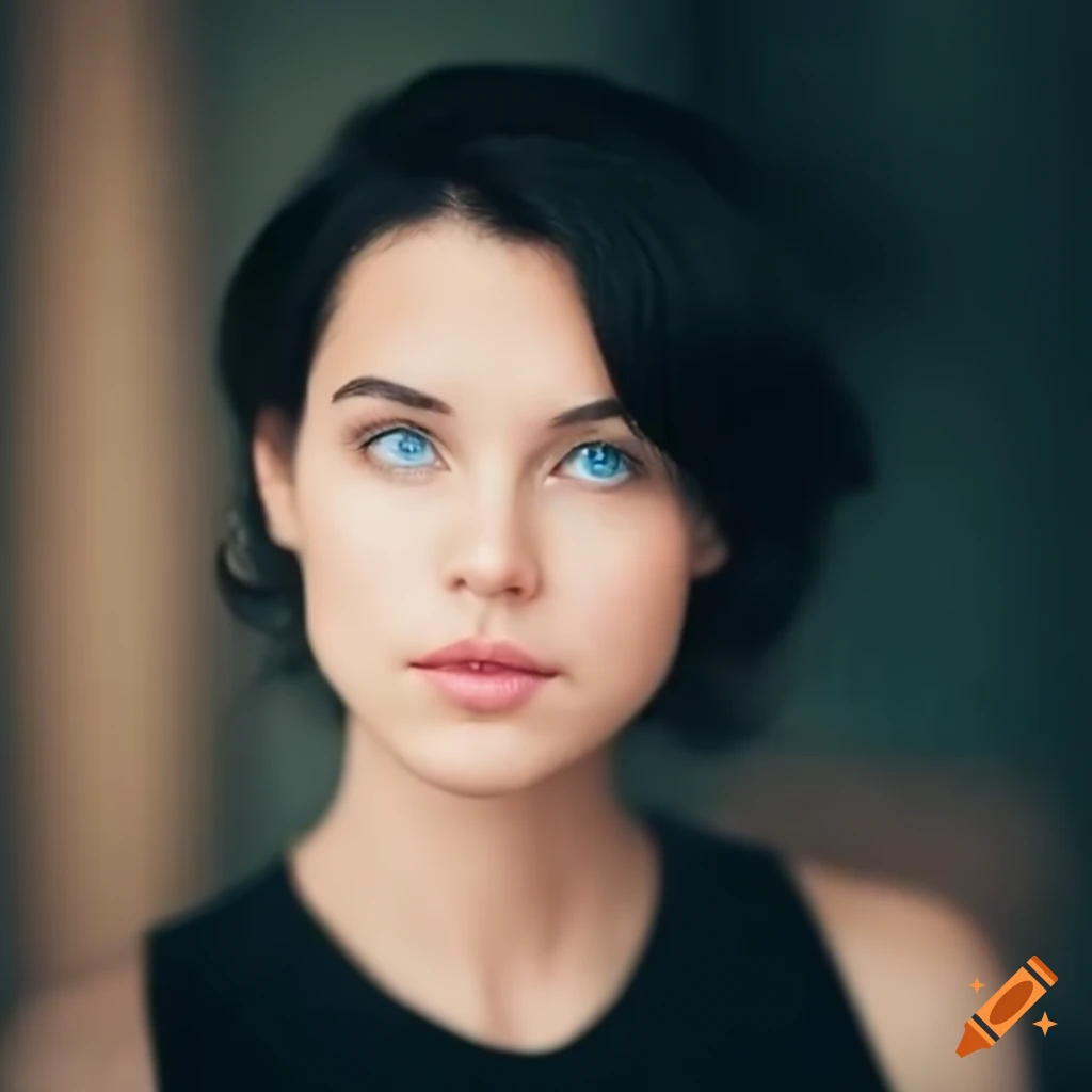 deborah botts recommends black hair blue eyes female pic