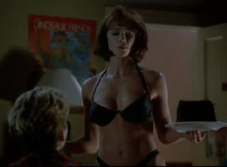 Lauren Holly Black Bikini saxon west