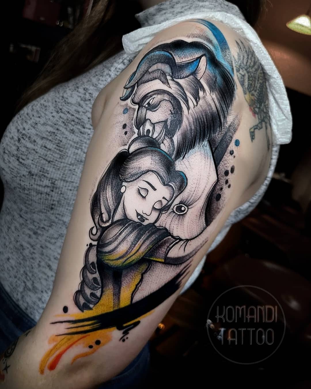 antwoine phillips recommends tattooed beauty and the beast pic