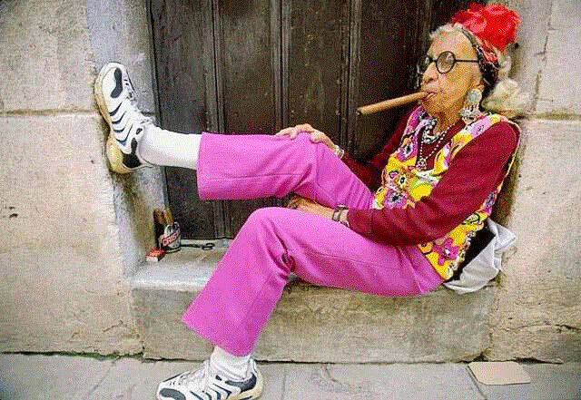 chris saxer recommends old lady smoking cigar pic