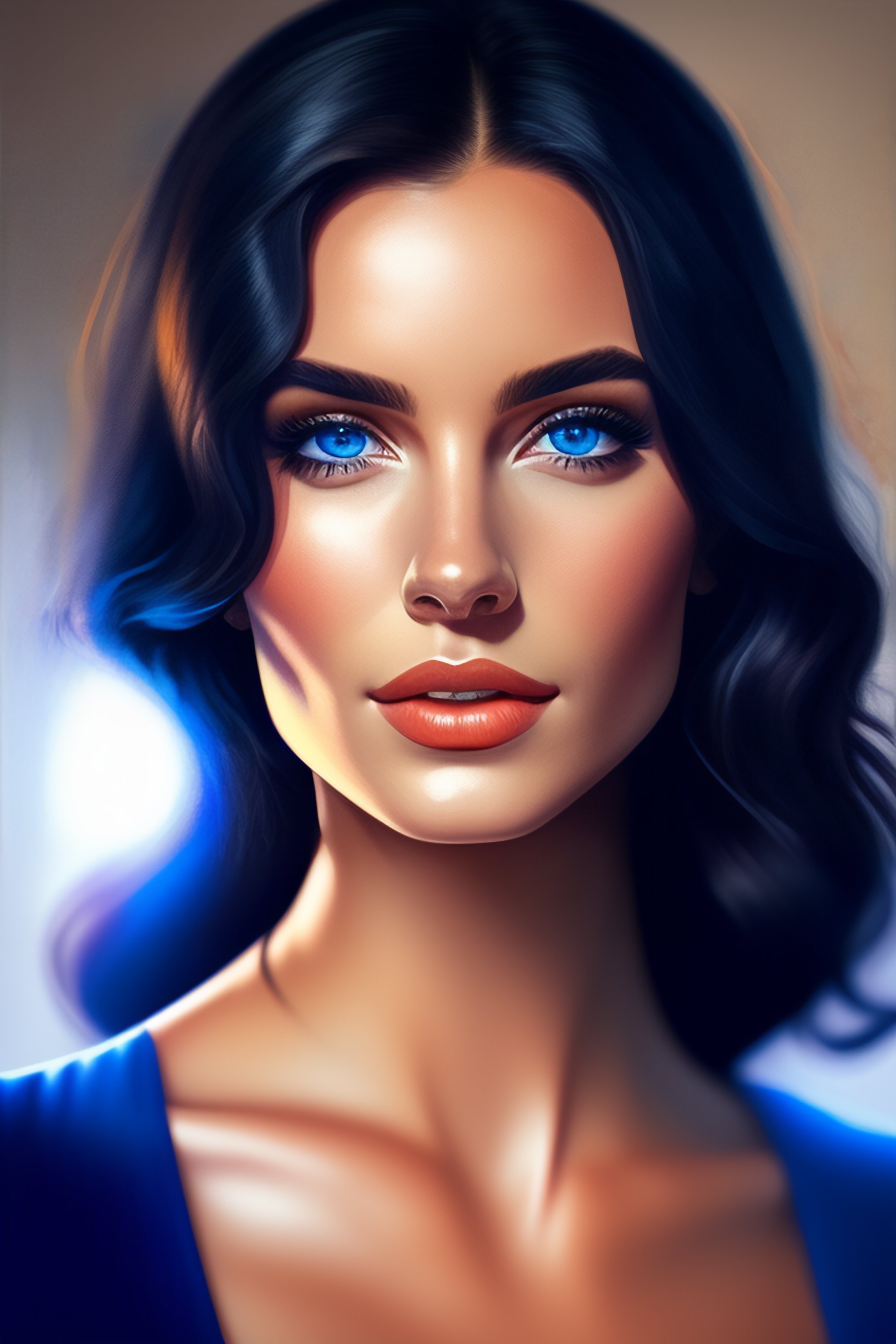 alex artukovich share black hair blue eyes female photos