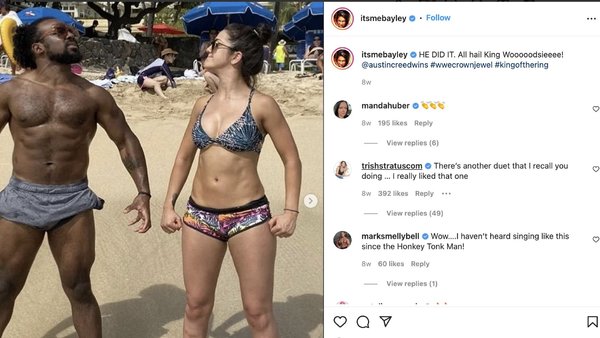 arnel baylon recommends bayley in a bikini pic