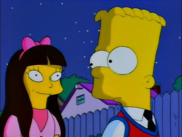 bart and his girlfriend