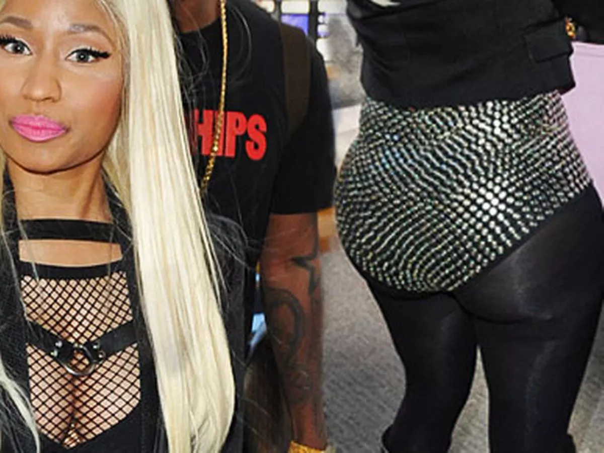 Nicki Minaj In Booty Shorts wichst schwanz