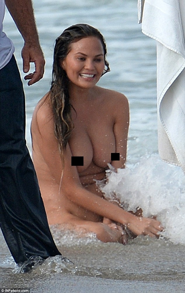 abby manson recommends chrissy teigen nude on beach pic