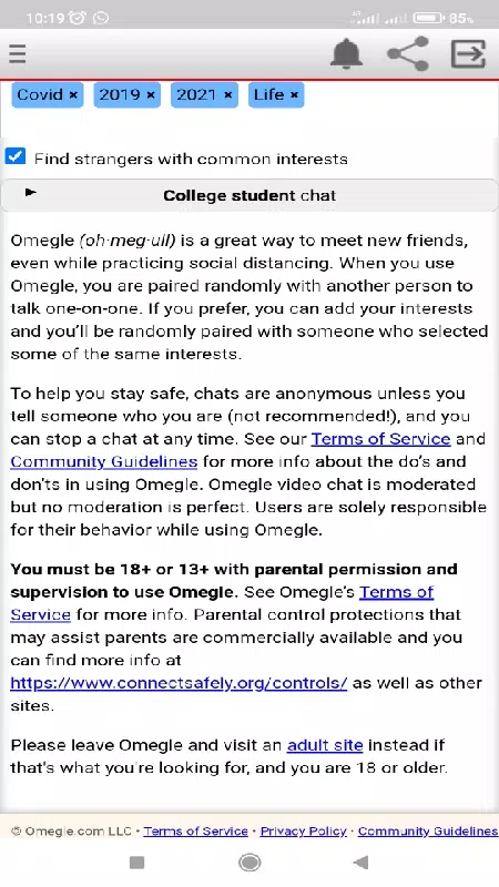 brian coburn recommends college student chat omegle pic