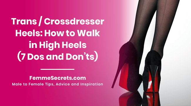 crossdresser in high heels
