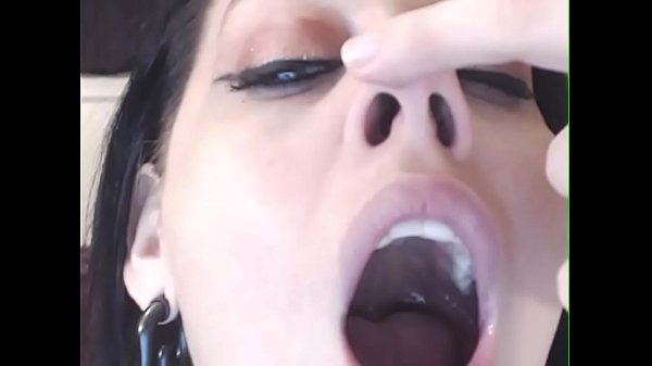Cum In Nose Porn woman head