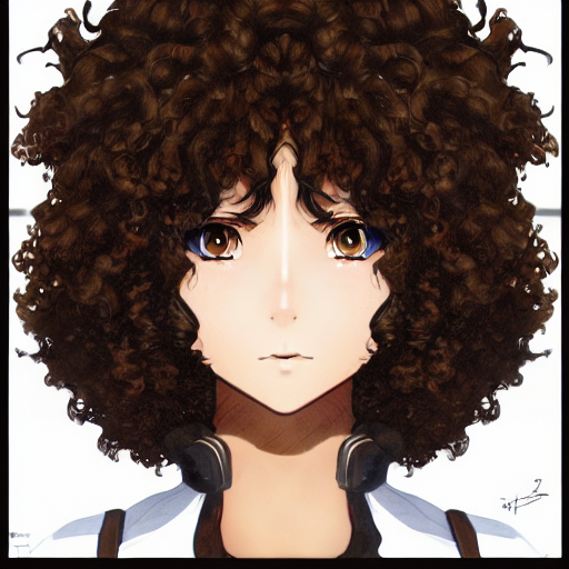 adwoa antwi recommends Curly Hair Anime Girl