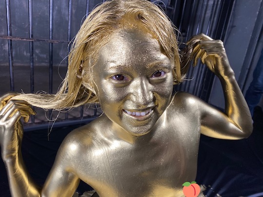 Best of Gold body paint sex