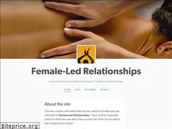 caitlin diehl recommends Female Led Relationship Tumbler