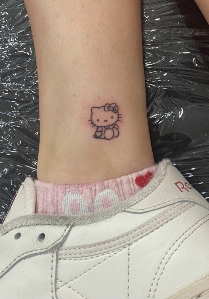 corinne parks recommends hello kitty ankle tattoo pic