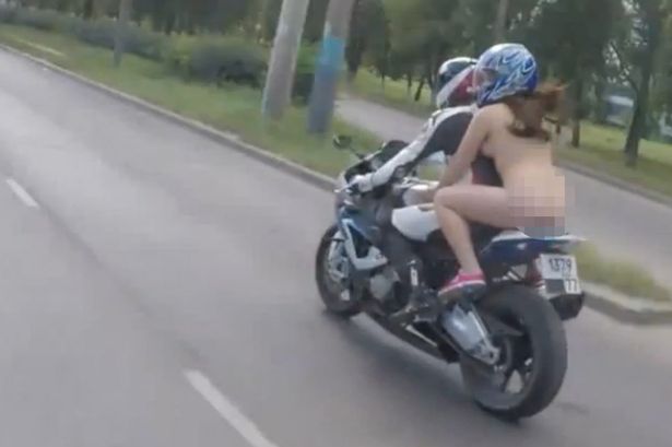 barbara sinfield recommends girl naked on motorcycle pic