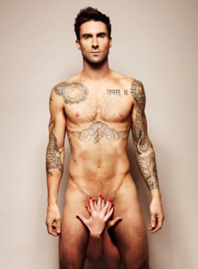 adam levine nude photoshoot